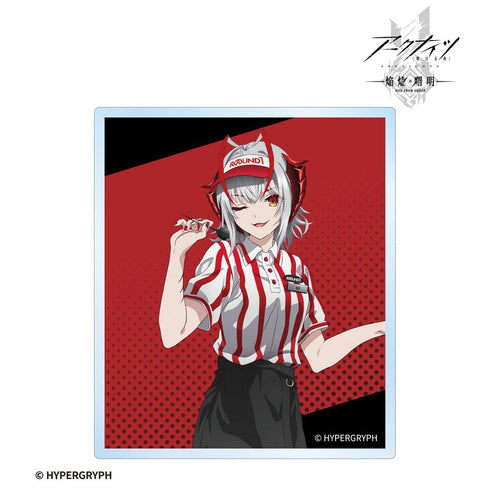 『アークナイツ【焔燼曙明/RISE FROM EMBER】』描き下ろし W アクティビティスタッフver. アクリルカード