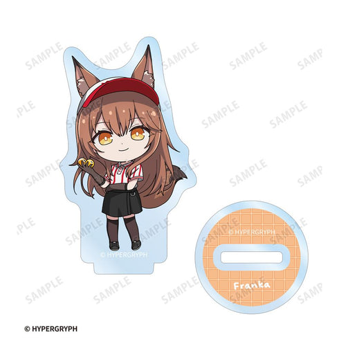 『アークナイツ【焔燼曙明/RISE FROM EMBER】』フランカ ちびキャラ アクティビティスタッフver. アクリルスタンド