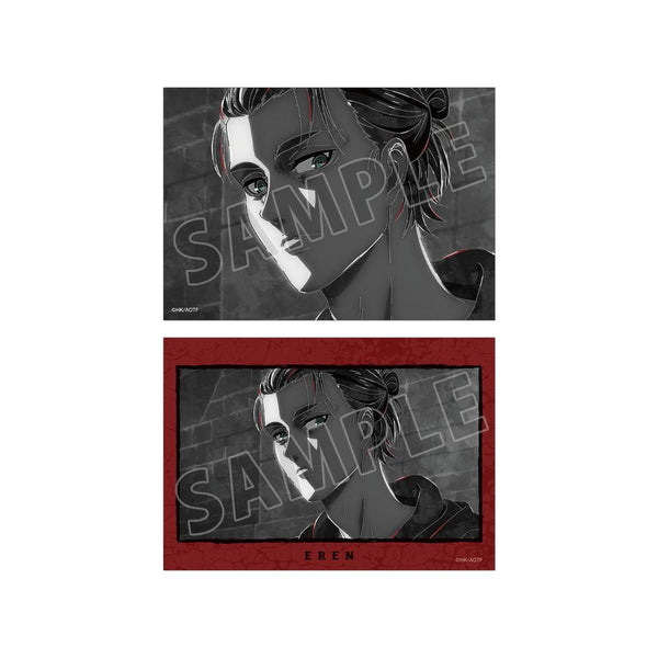 『進撃の巨人』エレン Ani-Art BLACK LABEL 第2弾 ブロマイド2枚セット