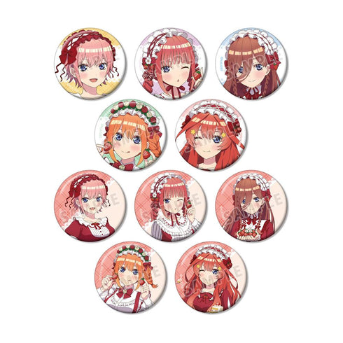 『五等分の花嫁*』描き下ろし ショートケーキイメージコーデver. トレーディング缶バッジ(単位/BOX)