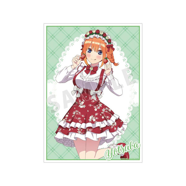 『五等分の花嫁*』描き下ろし 中野四葉 ショートケーキイメージコーデver. A3マット加工ポスター