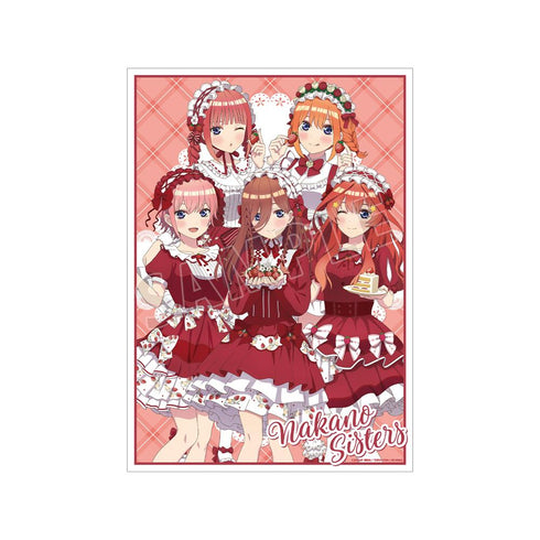 『五等分の花嫁*』描き下ろし 集合 ショートケーキイメージコーデver. A3マット加工ポスター