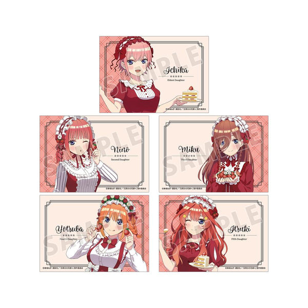 『五等分の花嫁*』描き下ろし ショートケーキイメージコーデver. ブロマイド5枚セット