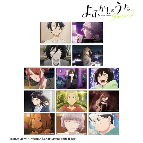『Yofukashi no Uta Season 2』Trading Scene Photo Bromides (Per Box)