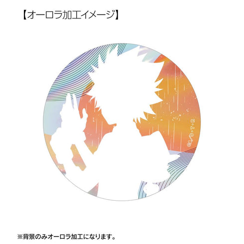 "Reborn! Hitman Tutor" Original Illustration: Tsuna Sawada & Reborn - Fighting Backs × Rain Ver. 75mm Aurora Can Badge