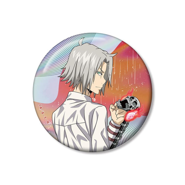 『Reborn!』 Original Illustration: Hayato Gokudera Fighting Back × Rain Ver. 75mm Aurora Can Badge