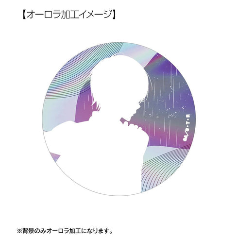 "Reborn!" Original Illustration: Kyoya Hibari Fighting Back × Rain Ver. 75mm Aurora Can Badge