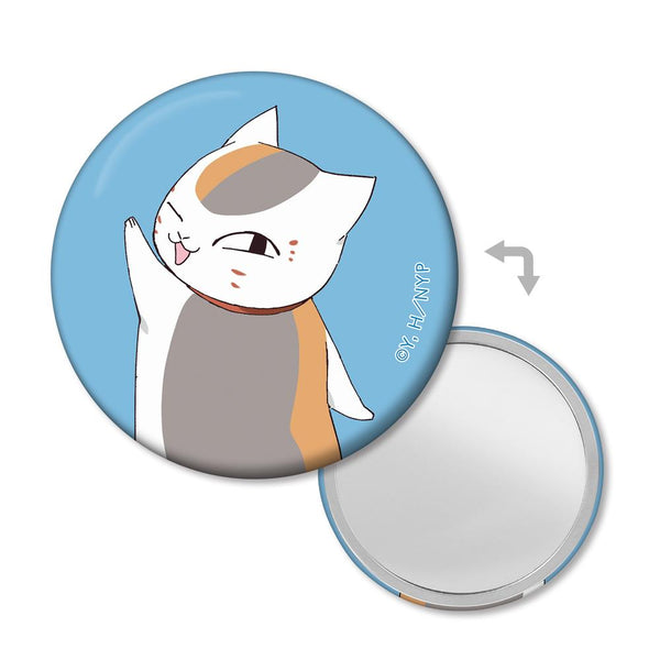 『夏目友人帳』描き下ろしイラスト ニャンコ先生 B シャボン玉ver. 缶ミラー