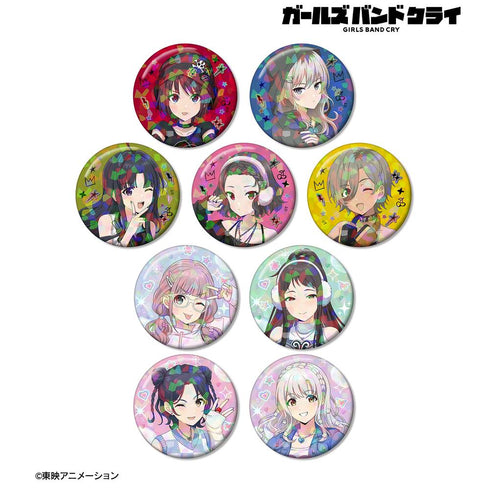 『ガールズバンドクライ』描き下ろし Y2Kファッションver. トレーディングホログラム缶バッジ(単位/BOX)