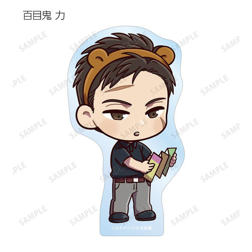 『囀る鳥は羽ばたかない』矢代&百目鬼 ちびキャラ テーマパークver. ダイカットステッカー2個セット