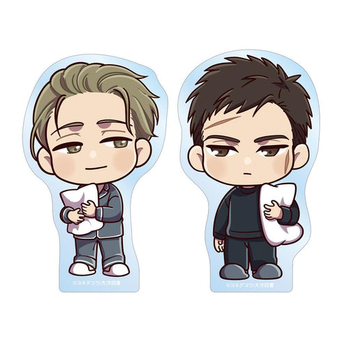 『囀る鳥は羽ばたかない』矢代&百目鬼 ちびキャラ ナイトウェアver. ダイカットステッカー2個セット