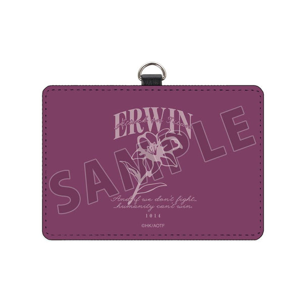 『進撃の巨人』エルヴィン ar-Unity ネックストラップ付き2ポケットパスケース