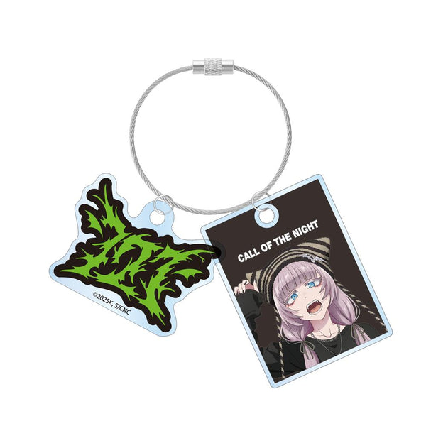 Yofukashi no Uta Season 2 Newly Illustrated Nazuna Nanakusa Street Fashion Ver. Double-Wire Acrylic Keyholder ver.B