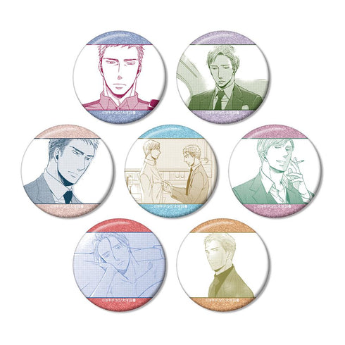 『囀る鳥は羽ばたかない』トレーディング原作コマグリッター缶バッジ(単位/BOX)