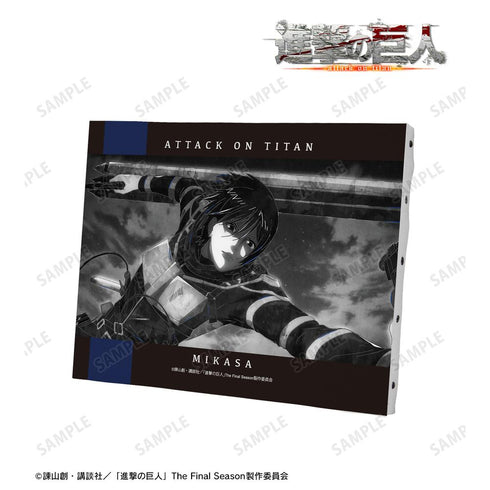 Attack on Titan Mikasa Ani-Art BLACK LABEL Series 2 F0 Canvas Board