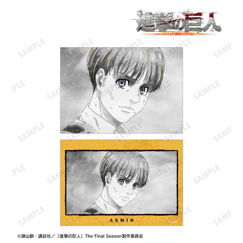 『進撃の巨人』アルミン Ani-Art BLACK LABEL 第2弾 ブロマイド2枚セット