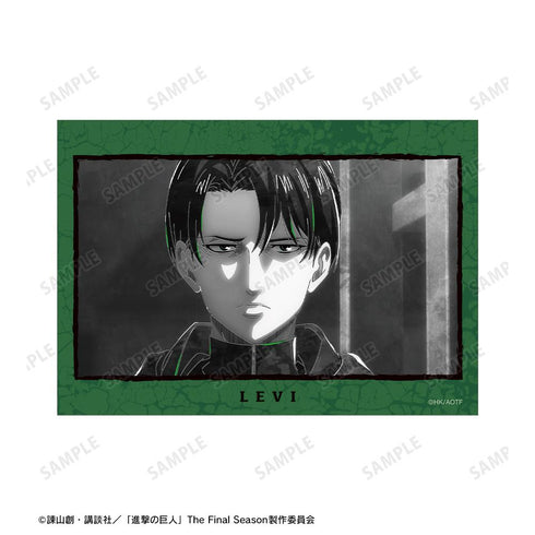 『進撃の巨人』リヴァイ Ani-Art BLACK LABEL 第2弾 ブロマイド2枚セット