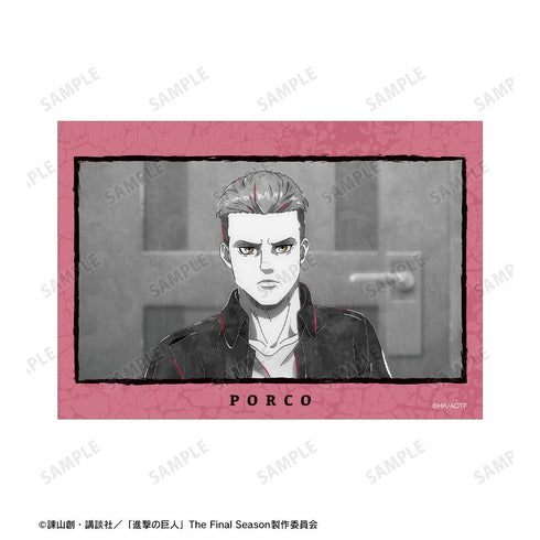 『進撃の巨人』ポルコ Ani-Art BLACK LABEL 第2弾 ブロマイド2枚セット