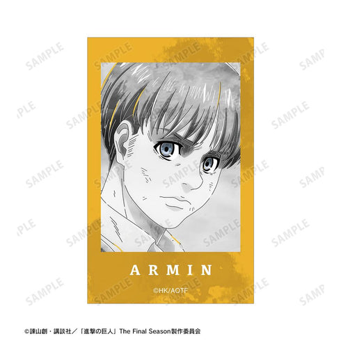 『進撃の巨人』アルミン Ani-Art BLACK LABEL 第2弾 イラストカード2枚セット