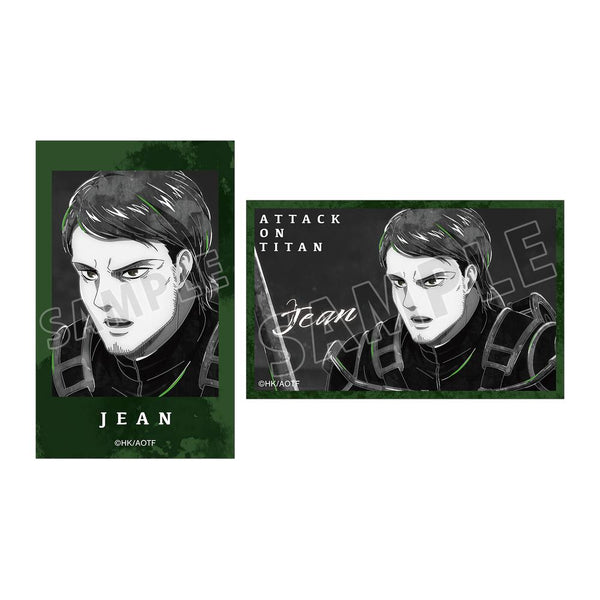 『進撃の巨人』ジャン Ani-Art BLACK LABEL 第2弾 イラストカード2枚セット