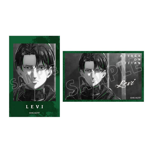 『進撃の巨人』リヴァイ Ani-Art BLACK LABEL 第2弾 イラストカード2枚セット