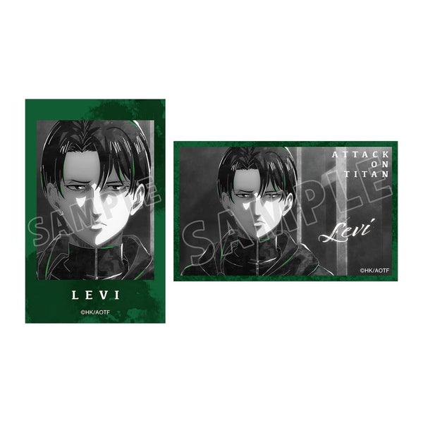 『進撃の巨人』リヴァイ Ani-Art BLACK LABEL 第2弾 イラストカード2枚セット