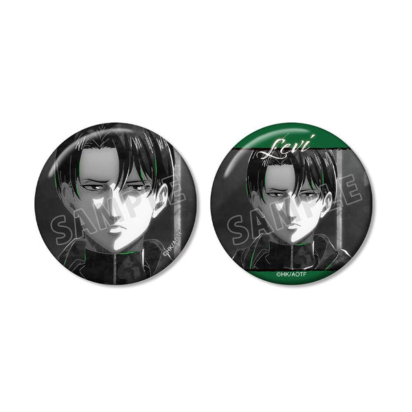 『進撃の巨人』リヴァイ Ani-Art BLACK LABEL 第2弾 缶バッジ2個セット