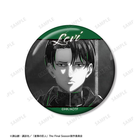 『進撃の巨人』リヴァイ Ani-Art BLACK LABEL 第2弾 缶バッジ2個セット