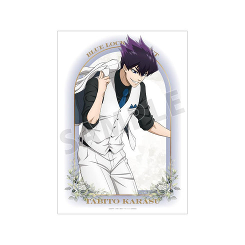 『ブルーロック』描き下ろし 烏 旅人 スーツモデルver. 第2弾 A3マット加工ポスター