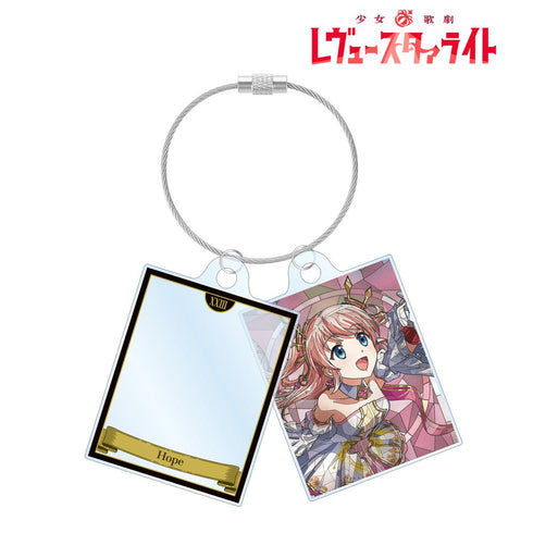 『少女☆歌劇 レヴュースタァライト』野々宮 ララフィン Aure Glass 2連ワイヤーアクリルキーホルダー