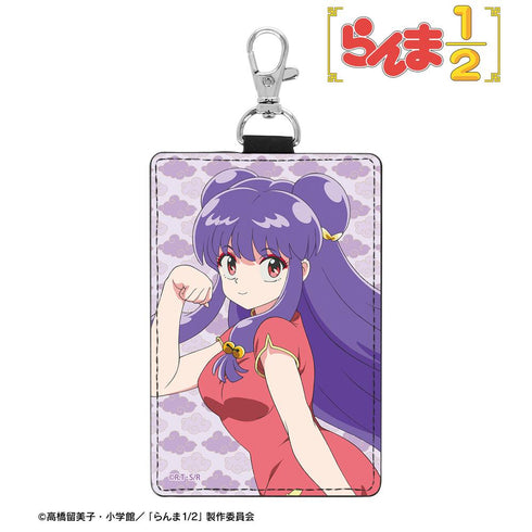 『らんま1/2』シャンプー ナスカン付き1ポケットパスケース
