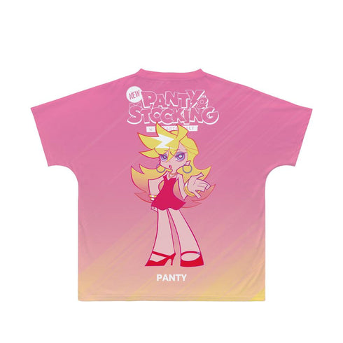 『New PANTY & STOCKING with GARTERBELT』パンティ Ani-Art clear label フルグラフィックTシャツユニセックス