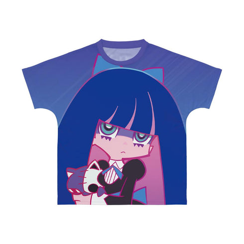 『New PANTY & STOCKING with GARTERBELT』ストッキング Ani-Art clear label フルグラフィックTシャツユニセックス