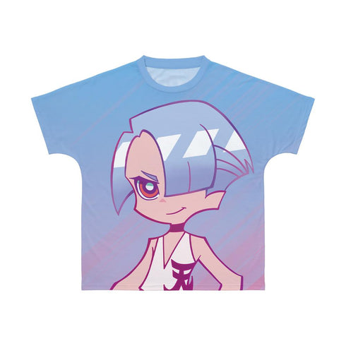 『New PANTY & STOCKING with GARTERBELT』ポリエステル Ani-Art clear label フルグラフィックTシャツユニセックス