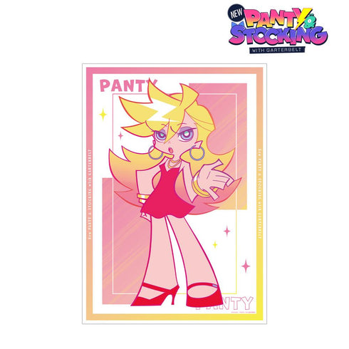 『New PANTY & STOCKING with GARTERBELT』パンティ Ani-Art clear label A3マット加工ポスター