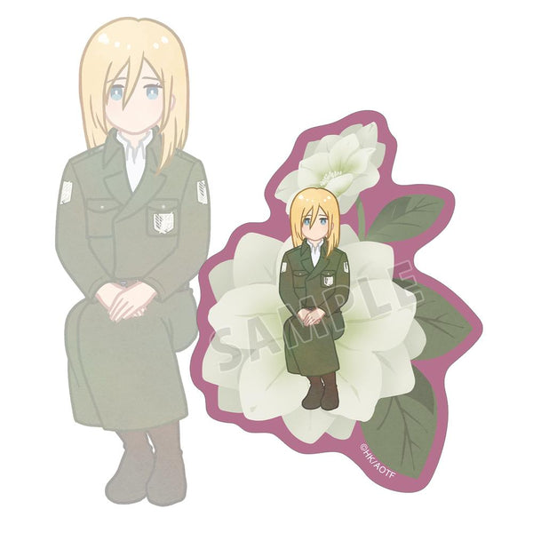 『進撃の巨人』ヒストリア Botania 第4弾 クリアダイカットステッカー