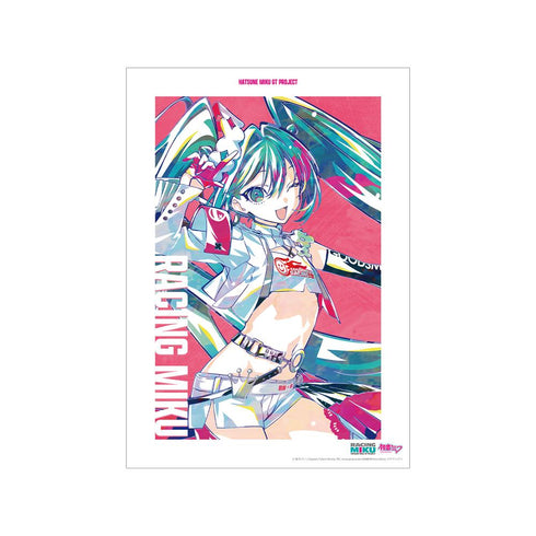 『初音ミク GTプロジェクト』レーシングミク 2025Ver. Ani-Art A3マット加工ポスター ver.B
