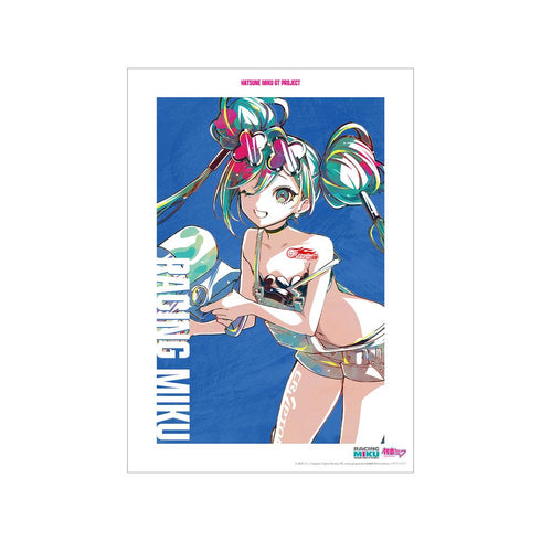 『初音ミク GTプロジェクト』レーシングミク 2025Ver. Ani-Art 第2弾 A3マット加工ポスター ver.A