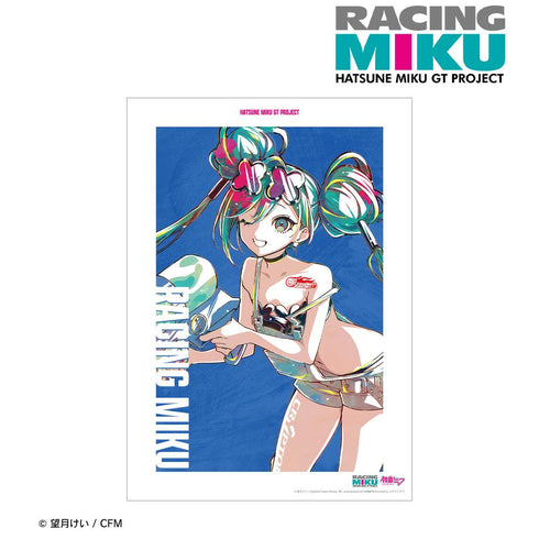 『初音ミク GTプロジェクト』レーシングミク 2025Ver. Ani-Art 第2弾 A3マット加工ポスター ver.A