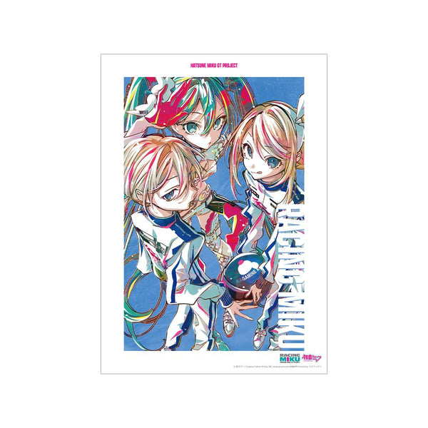 『初音ミク GTプロジェクト』レーシングミク 2025Ver. Ani-Art 第2弾 A3マット加工ポスター ver.D