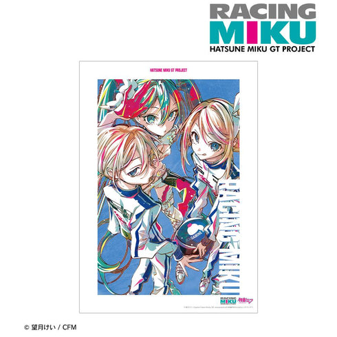 『初音ミク GTプロジェクト』レーシングミク 2025Ver. Ani-Art 第2弾 A3マット加工ポスター ver.D