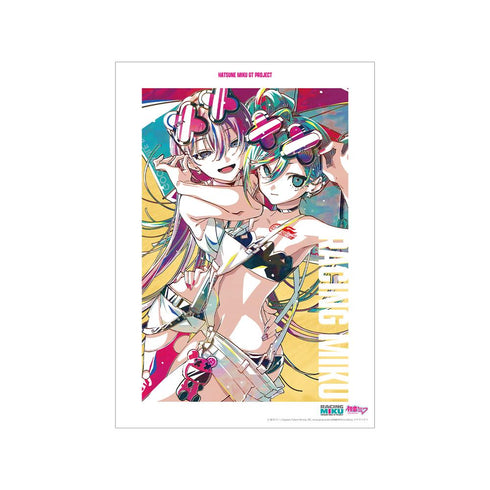 『初音ミク GTプロジェクト』レーシングミク 2025Ver. Ani-Art 第2弾 A3マット加工ポスター ver.E