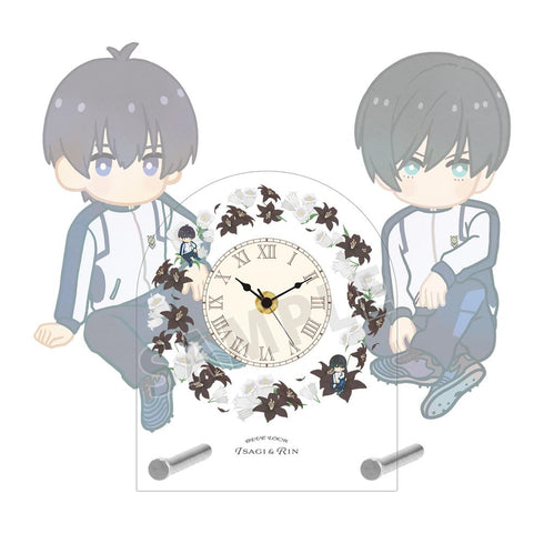『ブルーロック』潔 世一&糸師 凛 Botania 第2弾 アクリルスタンド時計