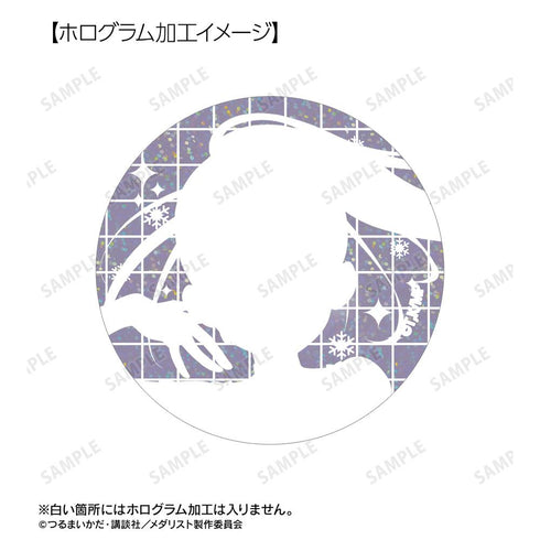 『メダリスト』狼嵜 光 ホログラム缶バッジ2個セット