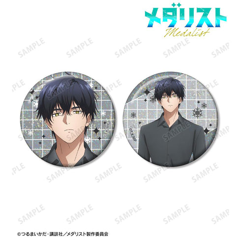 『メダリスト』夜鷹 純 ホログラム缶バッジ2個セット