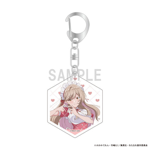 『わたしが恋人になれるわけないじゃん、ムリムリ!(※ムリじゃなかった!?)』アクリルキーホルダー 瀬名 紫陽花 カラフルメイドver