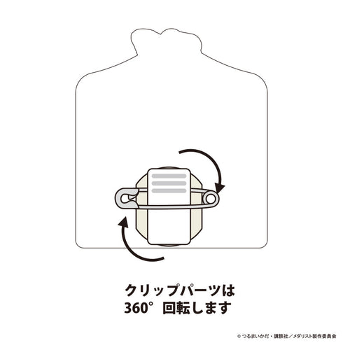 『メダリスト』アクリルメモクリップ 八木夕凪 マーチングバンドver