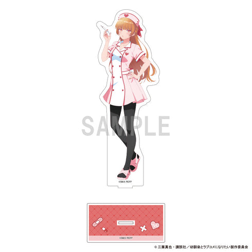 『Childhood Friends Don't Make for Rom-Coms』 BIG Acrylic Stand Hibiki Hime Nurse Ver.