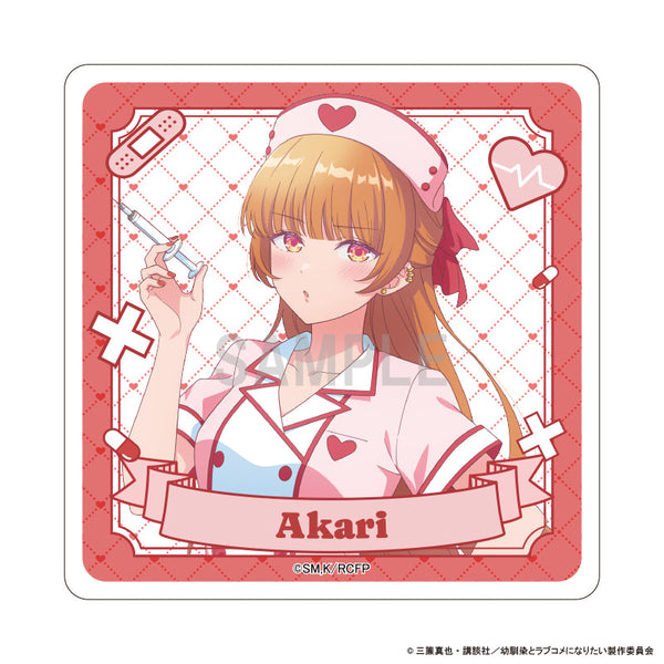 『Childhood Friends Don't Make for Romantic Comedies』 Acrylic Coaster: Hiiro Akari Nurse Ver.