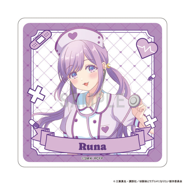『Childhood Friends Don't Make for Rom-Coms』 Acrylic Coaster Tsukimi Runa Nurse Ver.